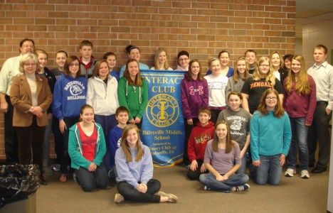 BMS Interact Club and Rotarians